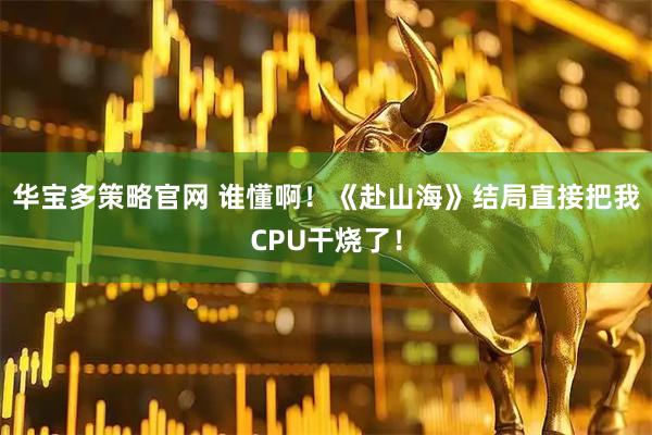 华宝多策略官网 谁懂啊！《赴山海》结局直接把我CPU干烧了！